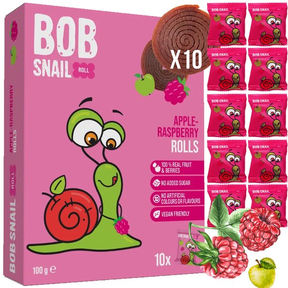 BOB SNAIL ROLLS MANGO MALINA BORÓWKA TRUSKAWKA PORZECZKA