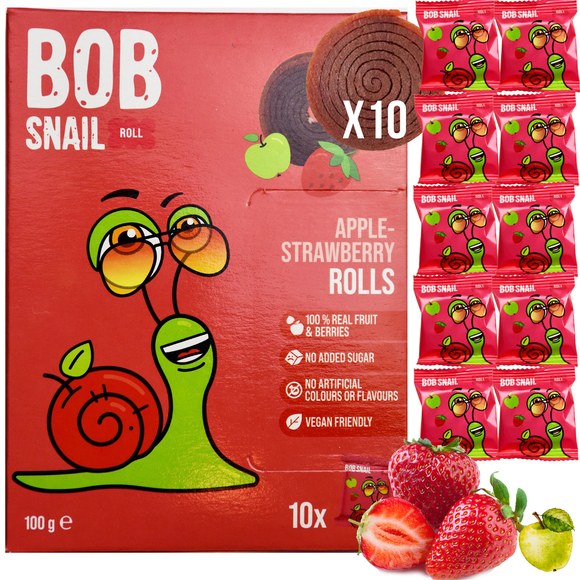 BOB SNAIL ROLLS MANGO MALINA BORÓWKA TRUSKAWKA PORZECZKA
