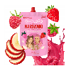 Owolovo NA RÓŻOWO MUS OWOCOWY jabłko Truskawka Malina 200g