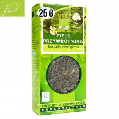 PRZYWROTNIK ZIELE PRZYWROTNIKA eko 25G wsparcie INFEKCJE INTYMNE MIESIĄCZKA