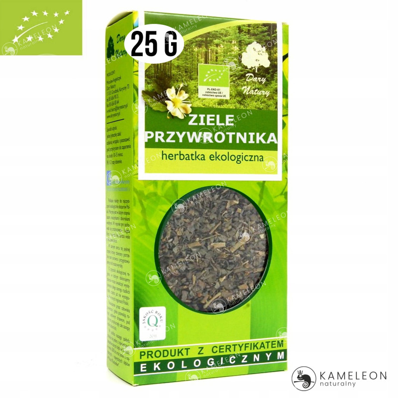 PRZYWROTNIK ZIELE PRZYWROTNIKA eko 25G wsparcie INFEKCJE INTYMNE MIESIĄCZKA