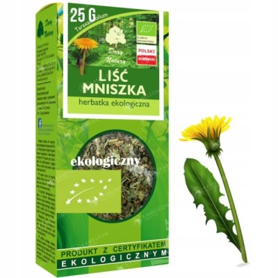 Dary Natury MNISZEK LEKARSKI LIŚĆ MNISZKA eko 25g wsparcie