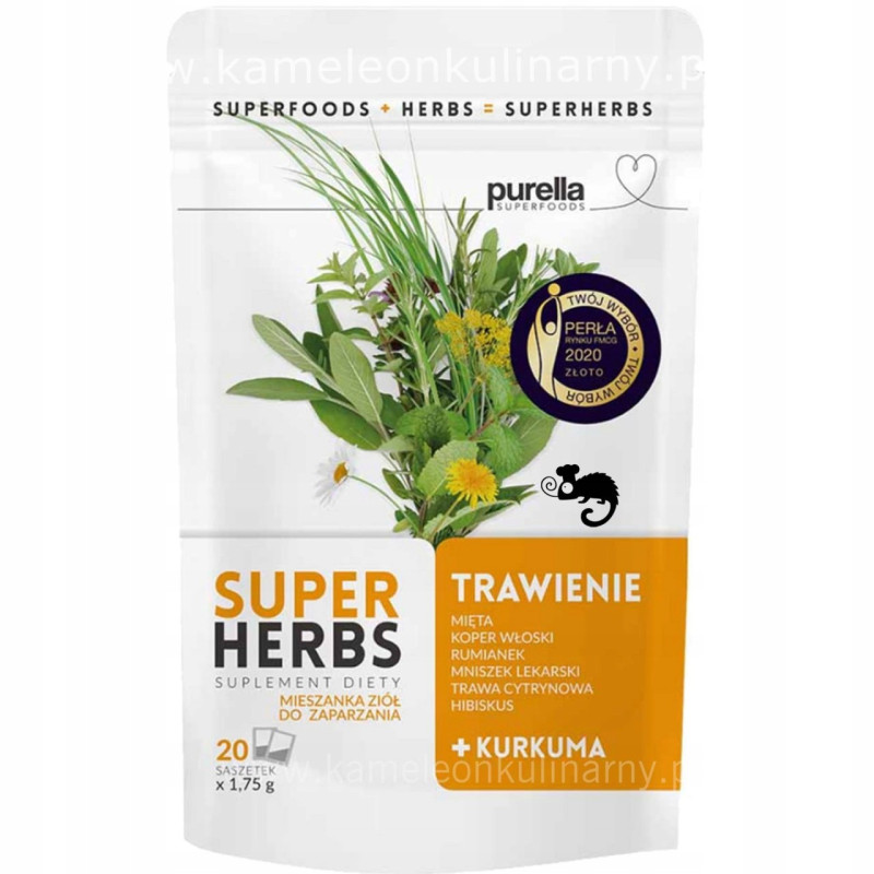 PURELLA SUPERHERBS MIX 6 ENERGIA TRAWIENIE ODCHUDZANIE USPOKOJENIE i inne