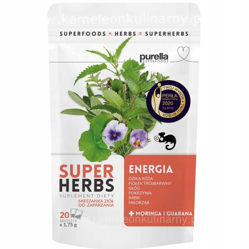 PURELLA SUPERHERBS MIX 6 ENERGIA TRAWIENIE ODCHUDZANIE USPOKOJENIE i inne