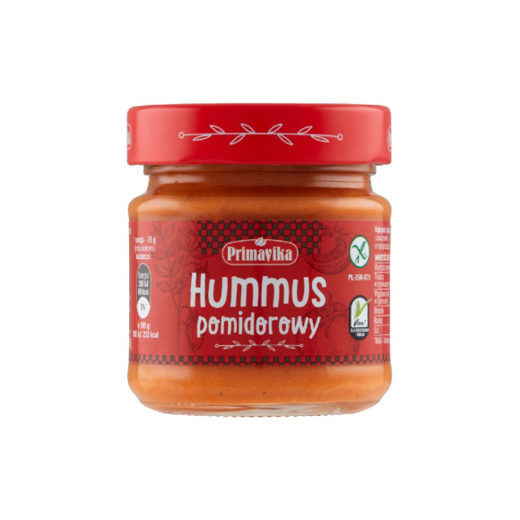 Primavika HUMMUS POMIDOROWY bez glutenu 160G