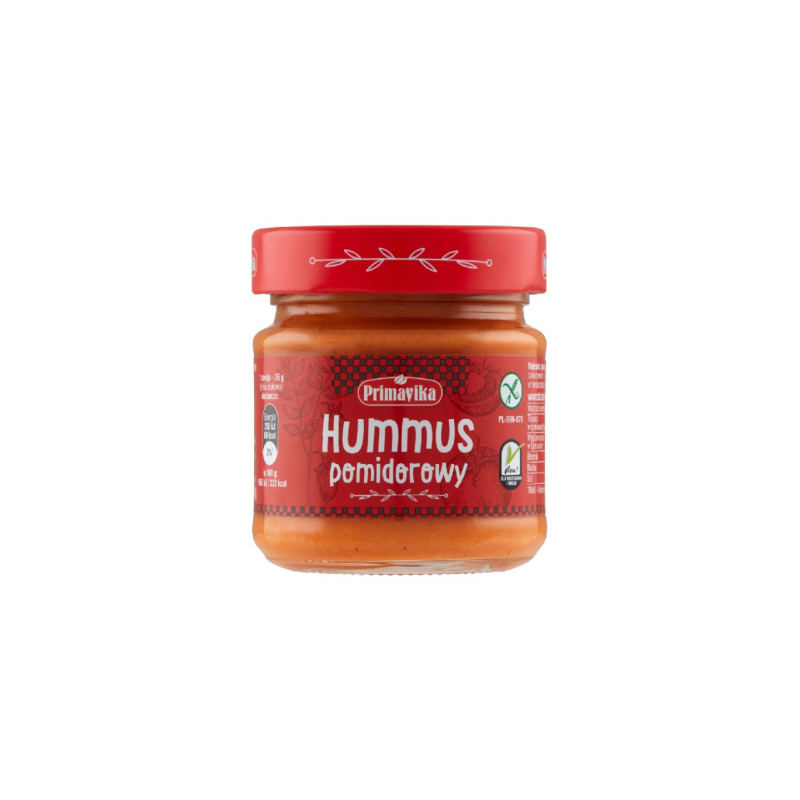 Primavika HUMMUS POMIDOROWY bez glutenu 160G