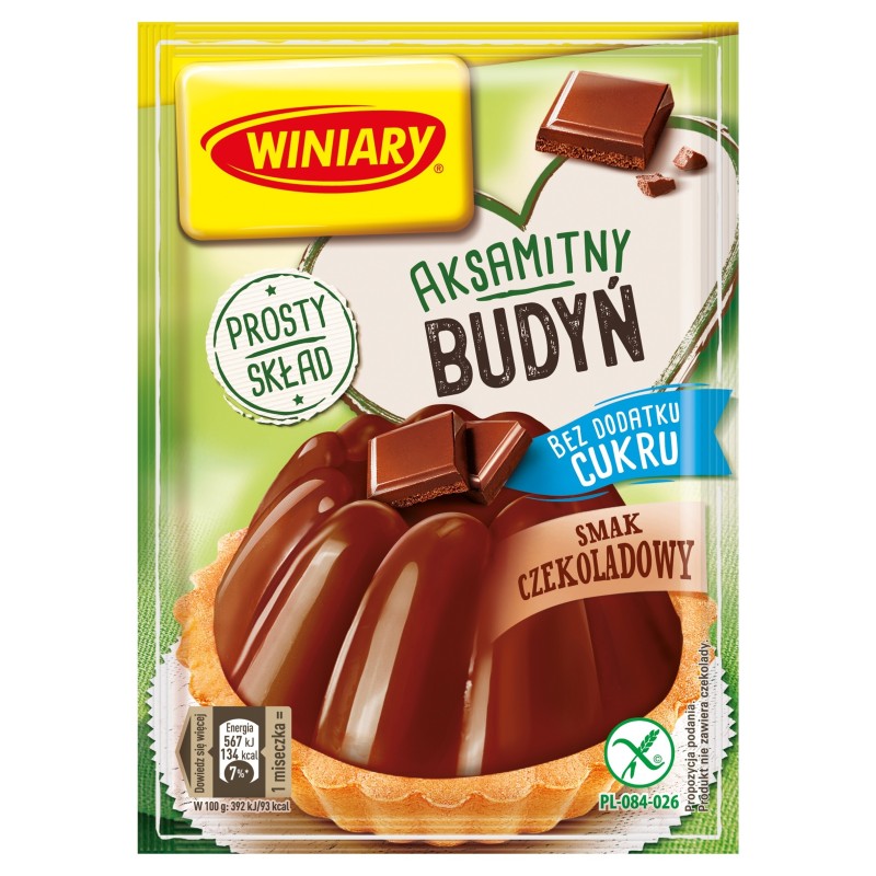 Winiary AKSAMITNY BUDYŃ CZEKOLADOWY BEZ GLUTENU I BEZ