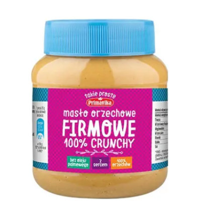 Primavika krem orzechowy PASTA ORZECHOWA FIRMOWA CRUNCHY