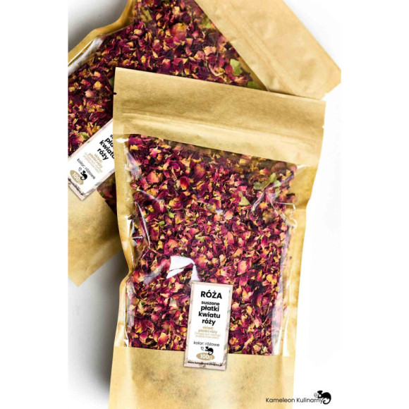 RÓŻA SUSZONE PŁATKI RÓŻY pachnące różowe róż 100g 0,1KG duże opakowanie! RÓŻA SUSZONE PŁATKI RÓŻY pachnące różowe róż 100g 0,1KG duże opakowanie!