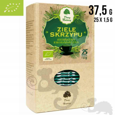 SKRZYP ZIELE SKRZYPU 25 saszetek 37G DARY NATURY wsparcie ANEMIA WŁOSY