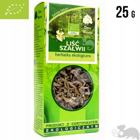 SZAŁWIA liść SZAŁWII NAPARY PŁUKANKI OKŁADY 25g