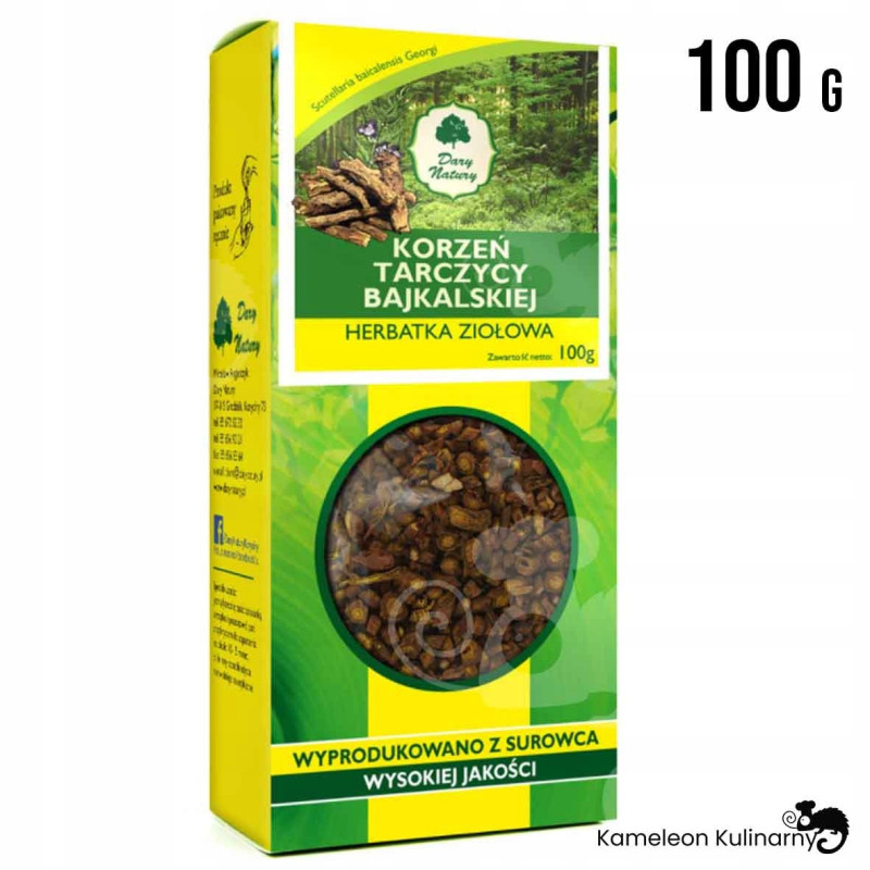 TARCZYCA BAJKALSKA korzeń tarczycy bajkalskiej 100g DARY NATURY