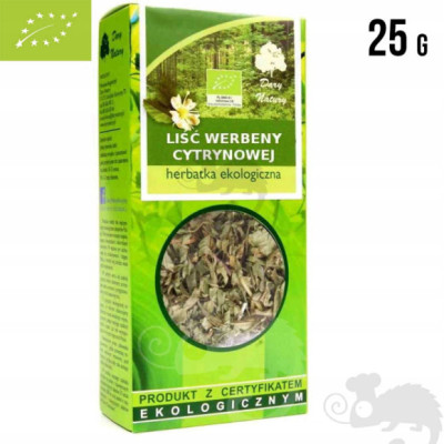 WERBENA CYTRYNOWA LIŚĆ WERBENY ziele eko 25g DARY NATURY wsparcie ODPORNOŚĆ