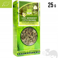 WERBENA CYTRYNOWA LIŚĆ WERBENY ziele eko 25g DARY NATURY wsparcie ODPORNOŚĆ