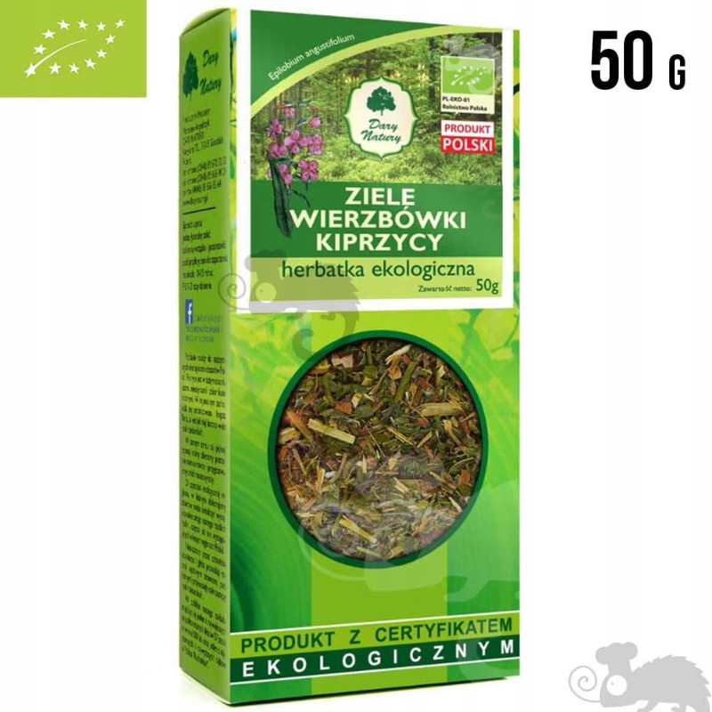 WIERZBÓWKA KIPRZYCA ziele WIERZBÓWKI 50g DARY wsparcie ODPORNOŚĆ SPOKÓJ SEN
