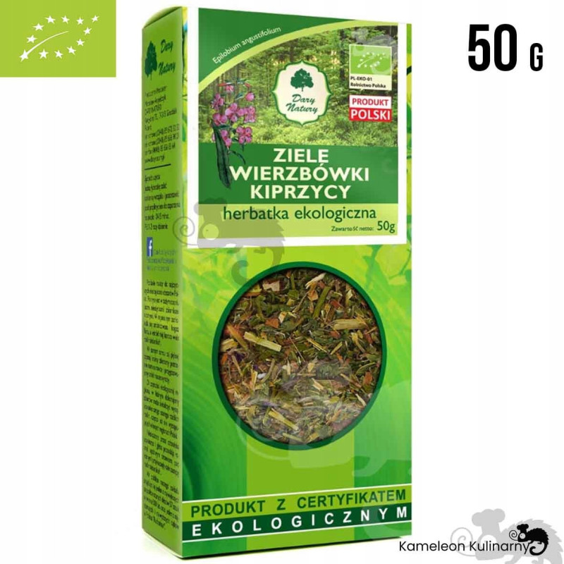 WIERZBÓWKA KIPRZYCA ziele WIERZBÓWKI 50g DARY wsparcie ODPORNOŚĆ SPOKÓJ SEN