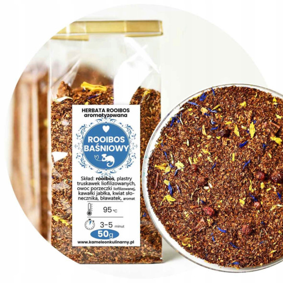 herbata ROOIBOS BAŚNIOWY wyśmienity doskonały 50g herbata ROOIBOS BAŚNIOWY wyśmienity doskonały 50g