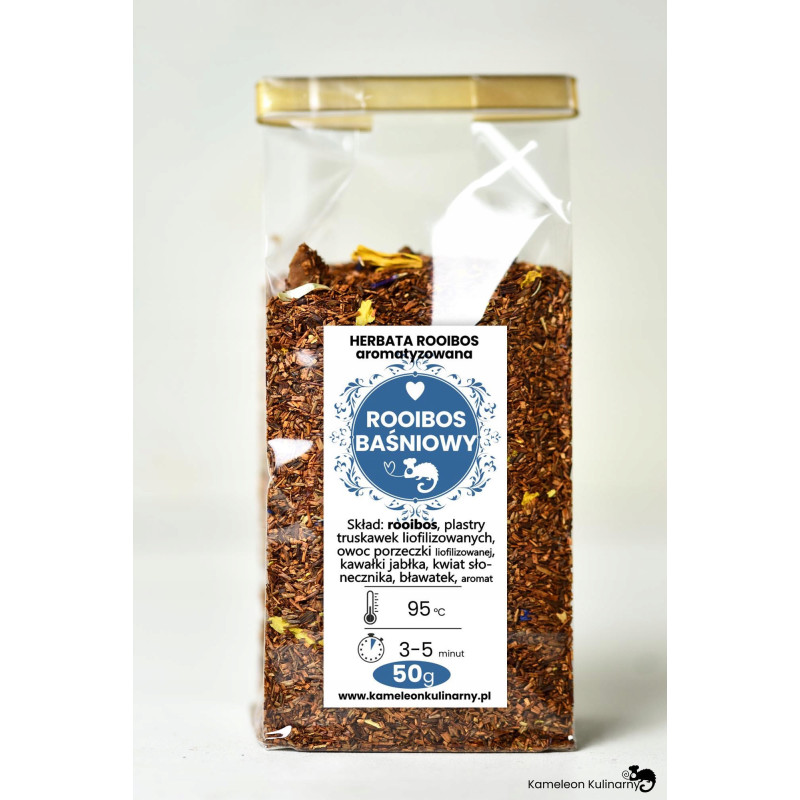 herbata ROOIBOS BAŚNIOWY wyśmienity doskonały 50g