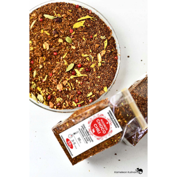 herbata ROOIBOS CHOCO CHILI CHILLI z pieprzem 50g herbata ROOIBOS CHOCO CHILI CHILLI z pieprzem 50g