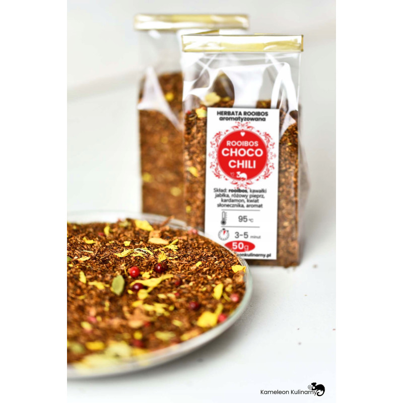 herbata ROOIBOS CHOCO CHILI CHILLI z pieprzem 50g
