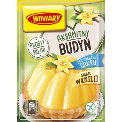 Winiary AKSAMITNY BUDYŃ WANILIOWY BEZ GLUTENU I BEZ DODATKU