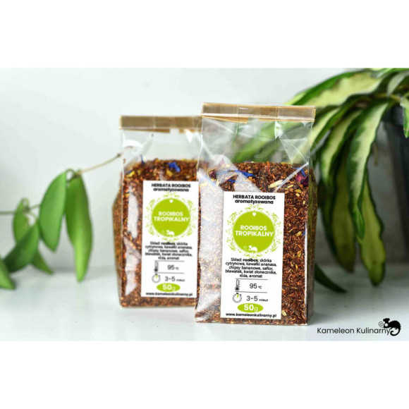 herbata ROOIBOS TROPIKALNY cytryna ananas banan 50 herbata ROOIBOS TROPIKALNY cytryna ananas banan 50