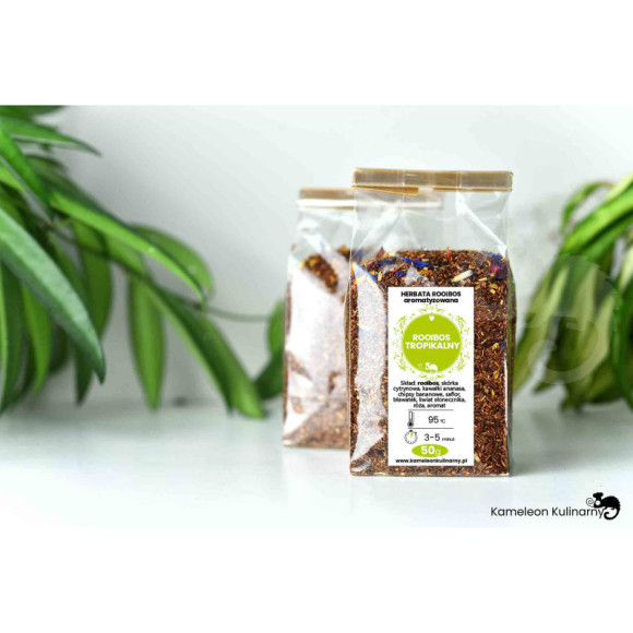 herbata ROOIBOS TROPIKALNY cytryna ananas banan 50 herbata ROOIBOS TROPIKALNY cytryna ananas banan 50