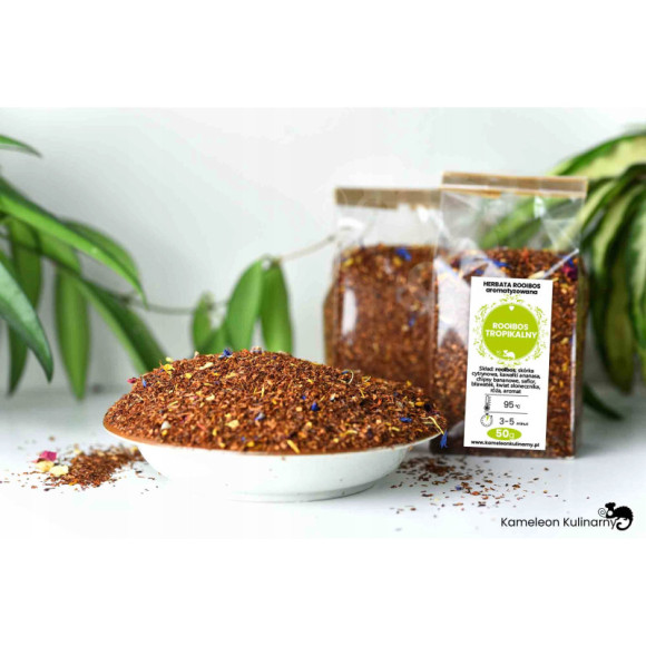 herbata ROOIBOS TROPIKALNY cytryna ananas banan 50 herbata ROOIBOS TROPIKALNY cytryna ananas banan 50