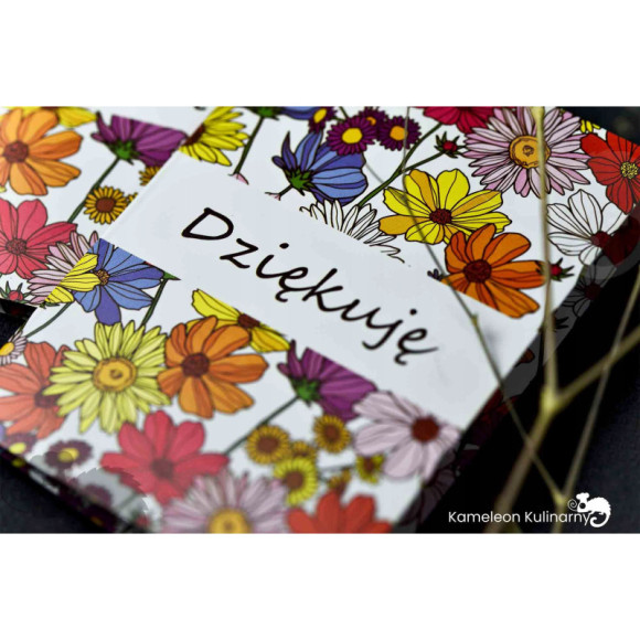 BILECIK DO PREZENTU ZAWIESZKA Karnet kartka kwiatowa 7x10cm DZIĘKUJĘ 2szt BILECIK DO PREZENTU ZAWIESZKA Karnet kartka kwiatowa 7x10cm DZIĘKUJĘ 2szt