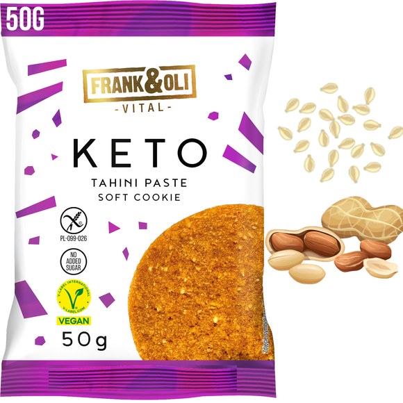 Frank&Oli ciastko ciasteczko KETO BEZ CUKRU GLUTENU mix 4