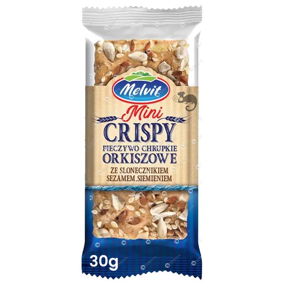 Melvit MINI CRISPY pieczywo chrupkie 30g x4szt ŻYTNIE