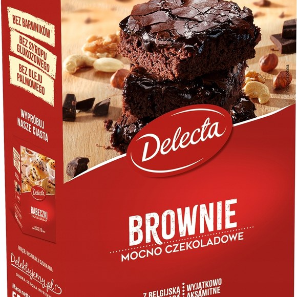 Delecta ZESTAW MIX 4x CIASTO zestaw BROWNIE + KARPATKA +
