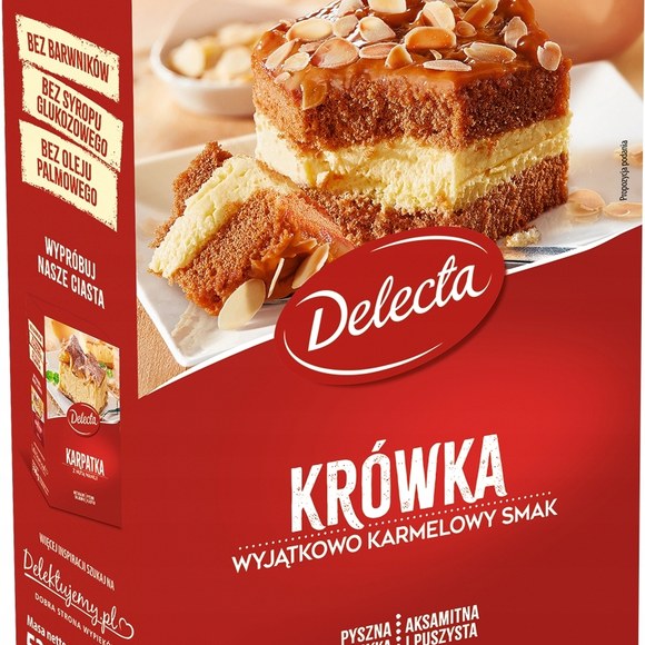 Delecta ZESTAW MIX 4x CIASTO zestaw BROWNIE + KARPATKA +