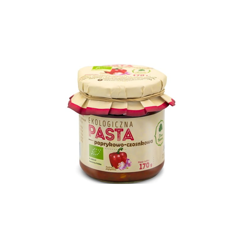 Dary Natury PASTA PAPRYKOWO CZOSNKOWA eko BIO 170g słoik