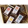 ZESTAW PREZENTOWY 4 herbaty ROOIBOS i zaparzacz ZESTAW PREZENTOWY 4 herbaty ROOIBOS i zaparzacz