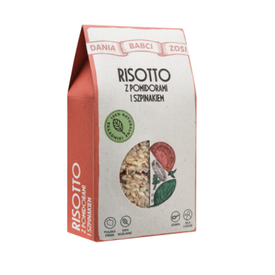 DANIA BABCI ZOSI - RISOTTO z pomidorami i szpinakiem 180g