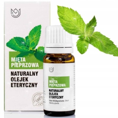 Naturalny OLEJEK ETERYCZNY MIĘTA PIEPRZOWA Miętowy Mentha