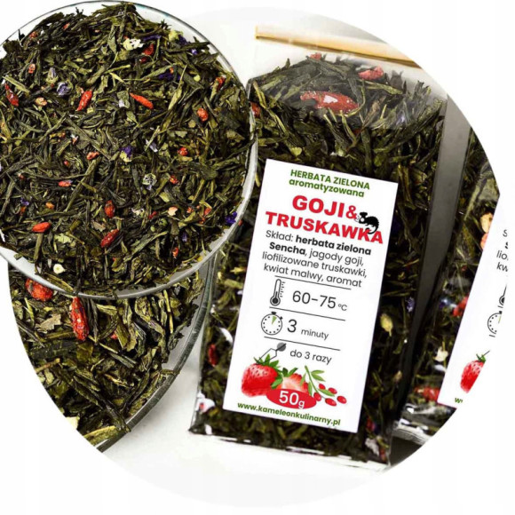 ZESTAW PREZENTOWY DUŻY zielona herbata AROMATYZOWANA 10x50 500g + zaparzacz ZESTAW PREZENTOWY DUŻY zielona herbata AROMATYZOWANA 10x50 500g + zaparzacz