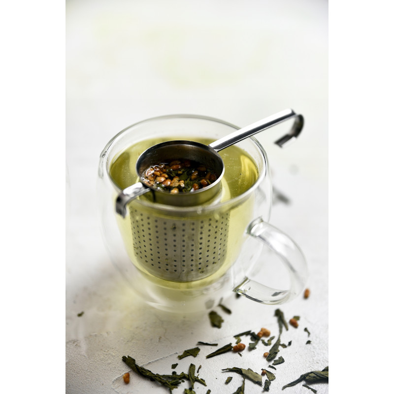 ZESTAW PREZENTOWY DUŻY zielona herbata AROMATYZOWANA 10x50 500g + zaparzacz