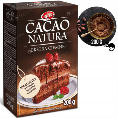 Celiko KAKAO CACAO EXTRA CIEMNE BEZGLUTENOWE 200G