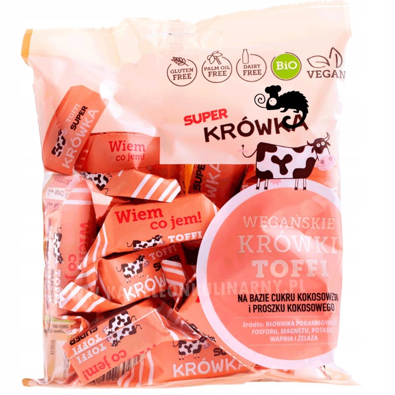 ME GUSTO KRÓWKI WEGAŃSKIE TOFFI BEZ GLUTENU LAKTOZY 150g
