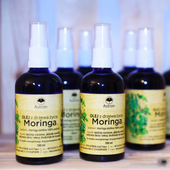 Astron OLEJ Z DRZEW ŻYCIA MORINGA 100ml odżywia nawilża