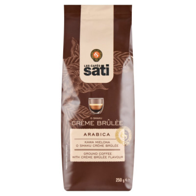 KAWA SMAKOWA CREME BRULEE BRULE mielona 250g SATI