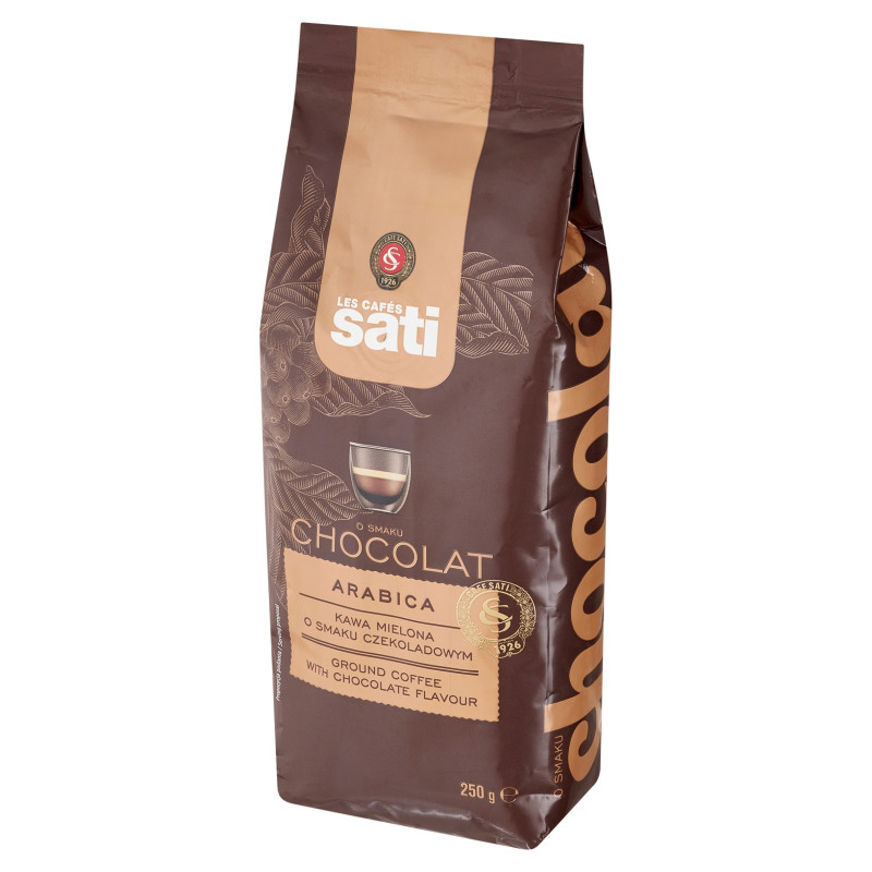 KAWA SMAKOWA CZEKOLADOWA CZEKOLADA ARABICAChocolat 250g 0,25KG mielona SATI