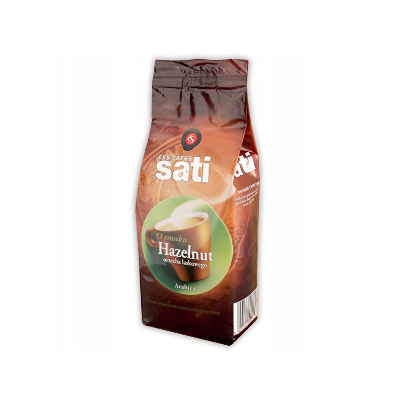 KAWA SMAKOWA ORZECHOWA ORZECH ARABICA HAZELNUT 250g 0,25KG mielona SATI