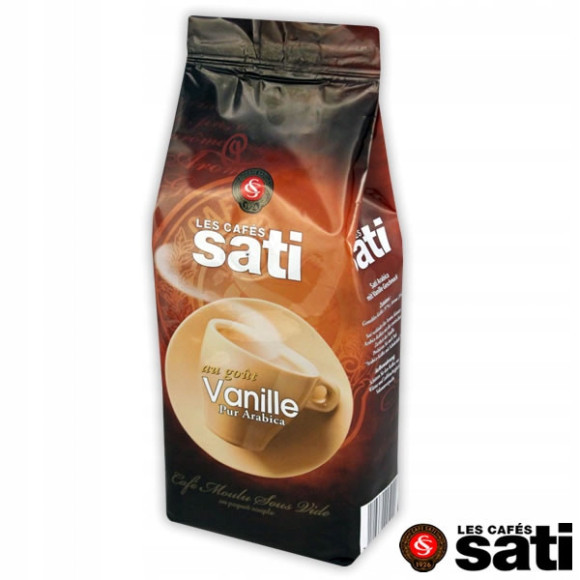 KAWA SMAKOWA WANILIOWA Wanilia ARABICA VANILLE 250g 0,25KG mielona SATI KAWA SMAKOWA WANILIOWA Wanilia ARABICA VANILLE 250g 0,25KG mielona SATI
