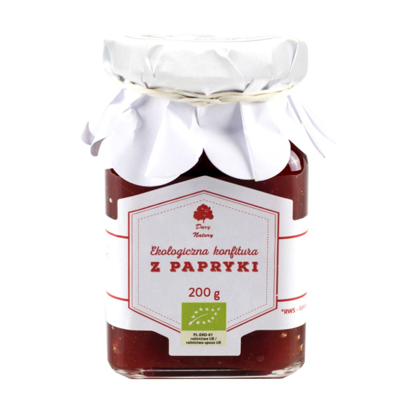 Dary Natury KONFITURA Z czerwonej PAPRYKI eko ekologiczna