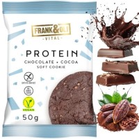 Frank&Oli CIASTKO PROTEINOWE BROWNIE Z CZEKOLADĄ I KAKAO
