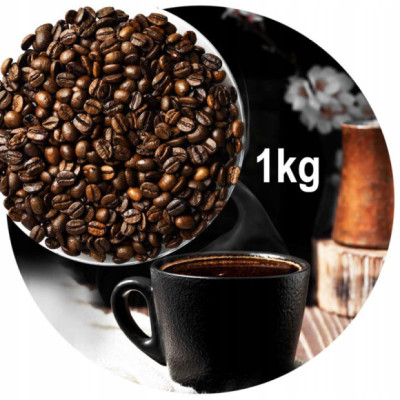 KAWA SMAKOWA ziarnista aromatyzowana BELGIJSKIE PRALINY 1000g 1kg KAMELEON