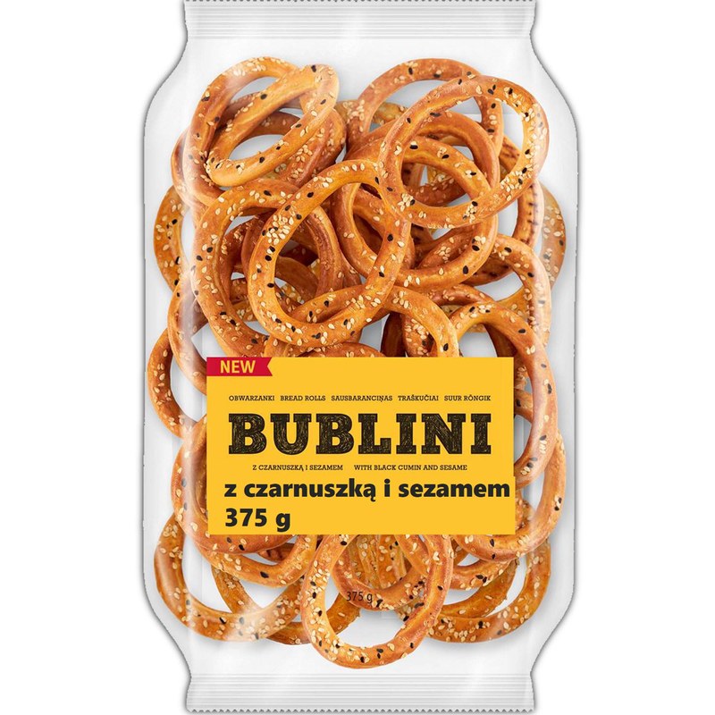 BUBLINI OBWARZANKI Z SEZAMEM KLASYCZNE Z MAKIEM Z